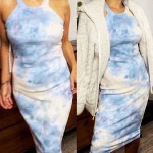 Young Fabulous & Broke Tie Dye MIDI Dress
